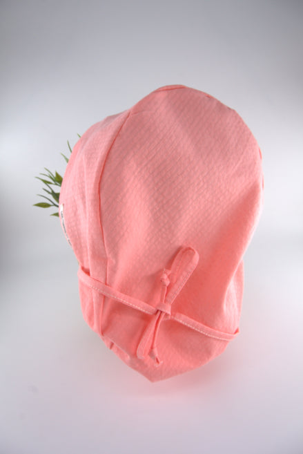 Gorro pelo largo normal -Salmón