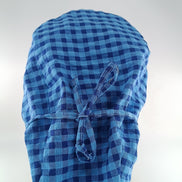 Gorro quirúrgico XL - Vichy Azul Royal